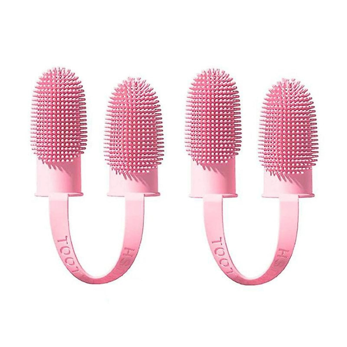 Finger Toothbrush Dual-Finger Over 800 Bristles