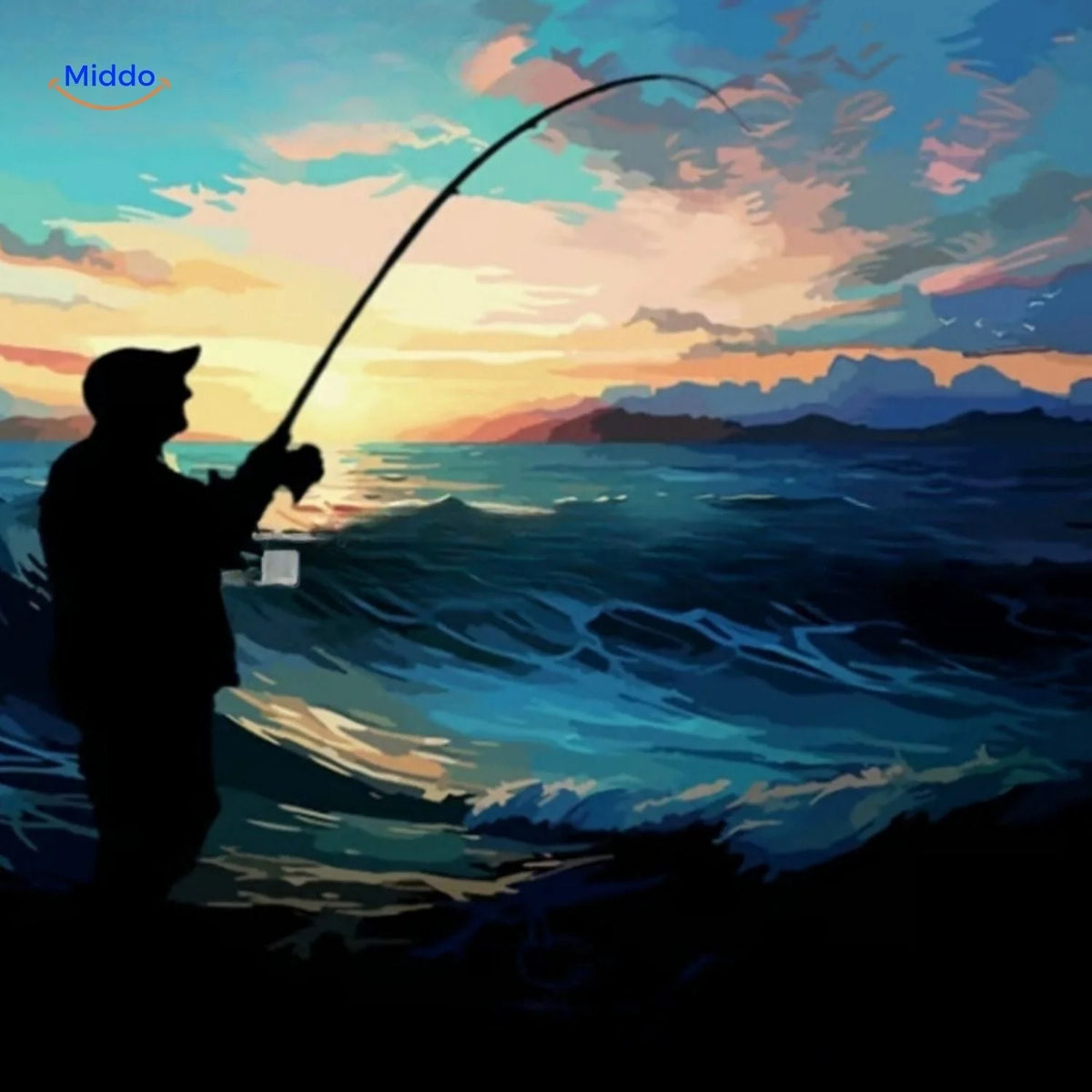 Fishing Advent Calendar 24 Accessories Reusable Wall Hanging