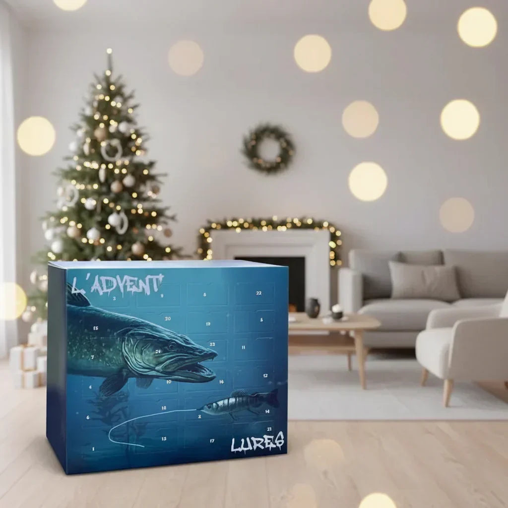 Fishing Lure Advent Calendar 24 Unique Lures