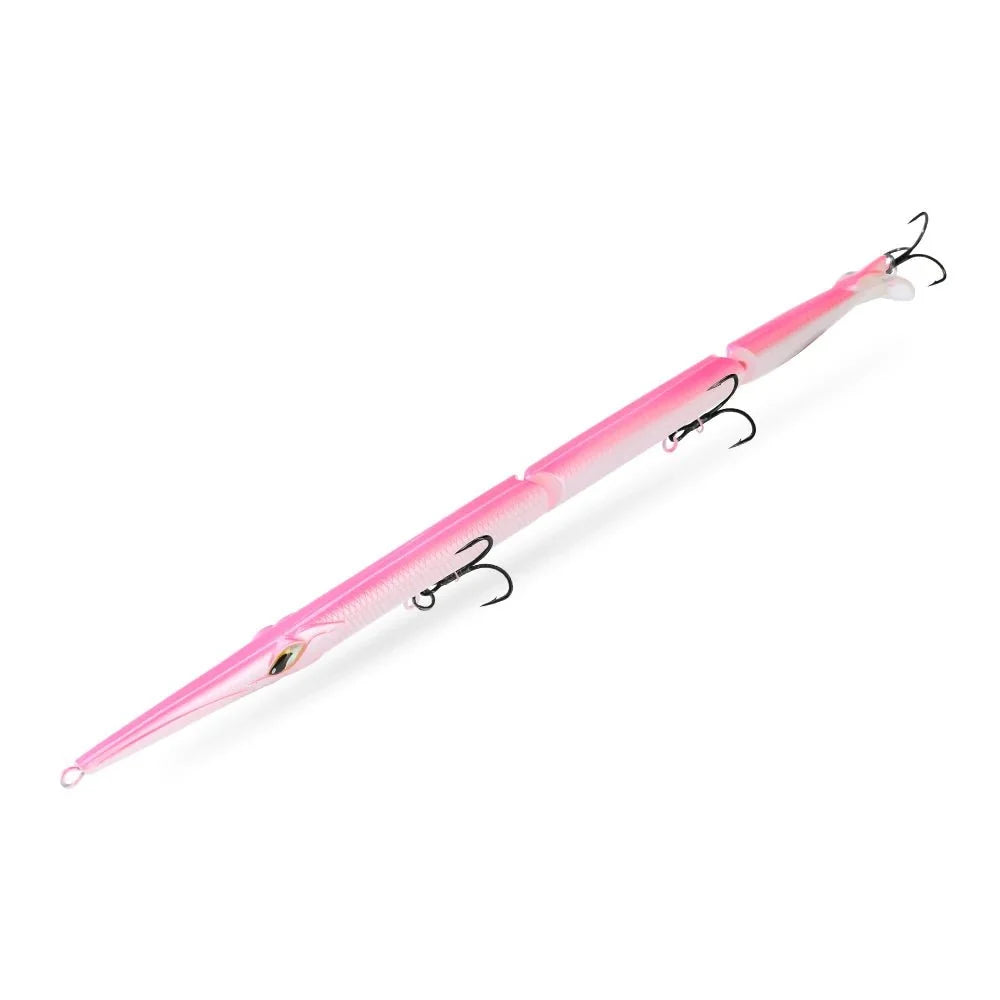 Fishing Lure Jointed 3-Segment Paddle Tail