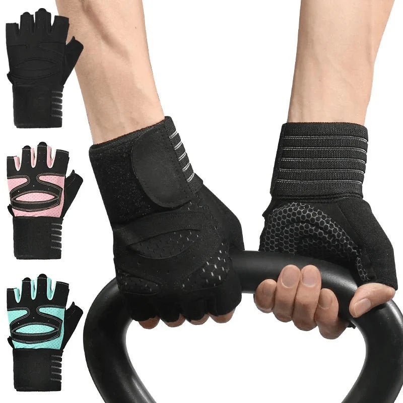 Fitness Gloves Non-Slip Grip Workout Comfort S–XL