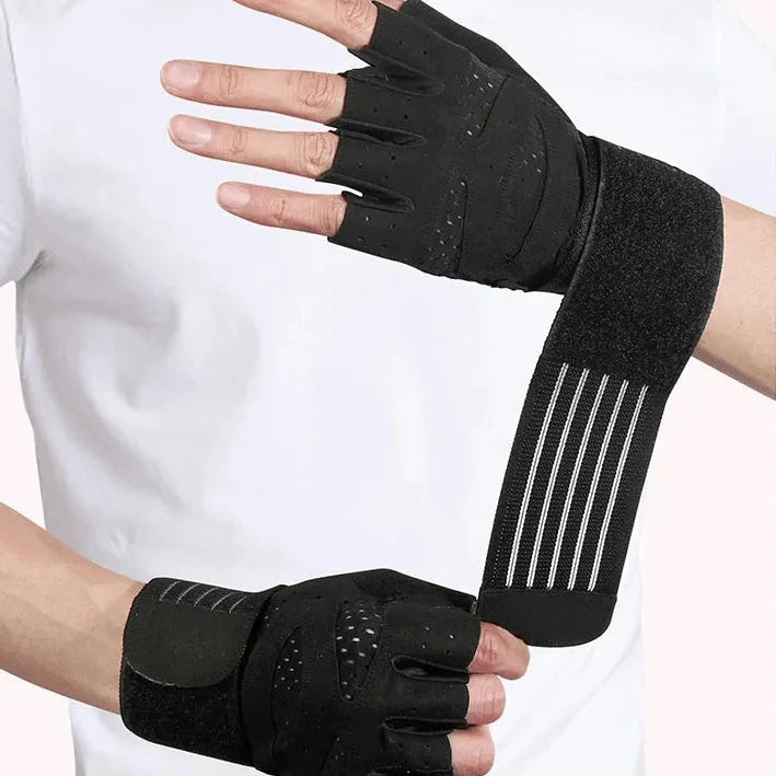 Fitness Gloves Non-Slip Grip Workout Comfort S–XL