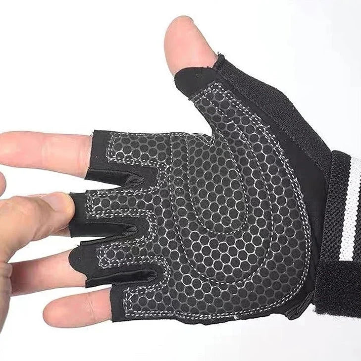 Fitness Gloves Non-Slip Grip Workout Comfort S–XL