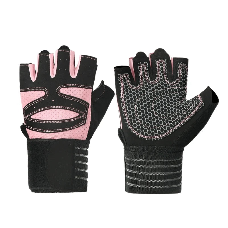 Fitness Gloves Non-Slip Grip Workout Comfort S–XL