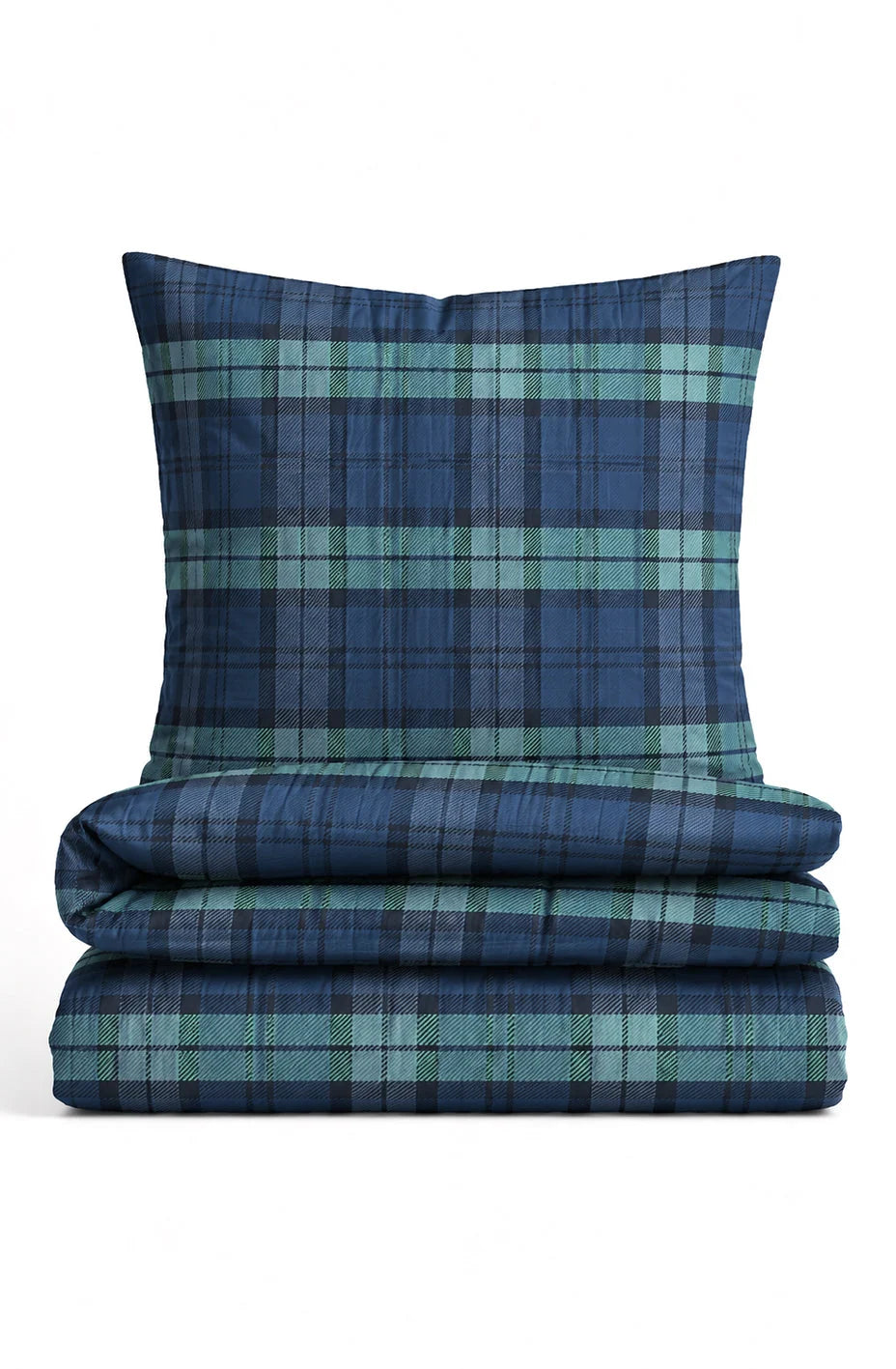 Flannel Bedding 100% Cotton Double-Brushed Tartan Check