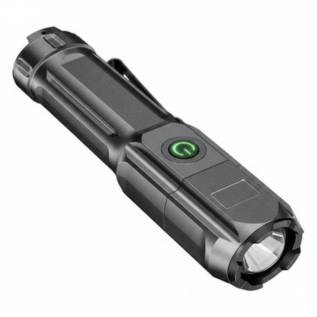 Flashlight LED Long-Range Waterproof USB-C Rechargeable