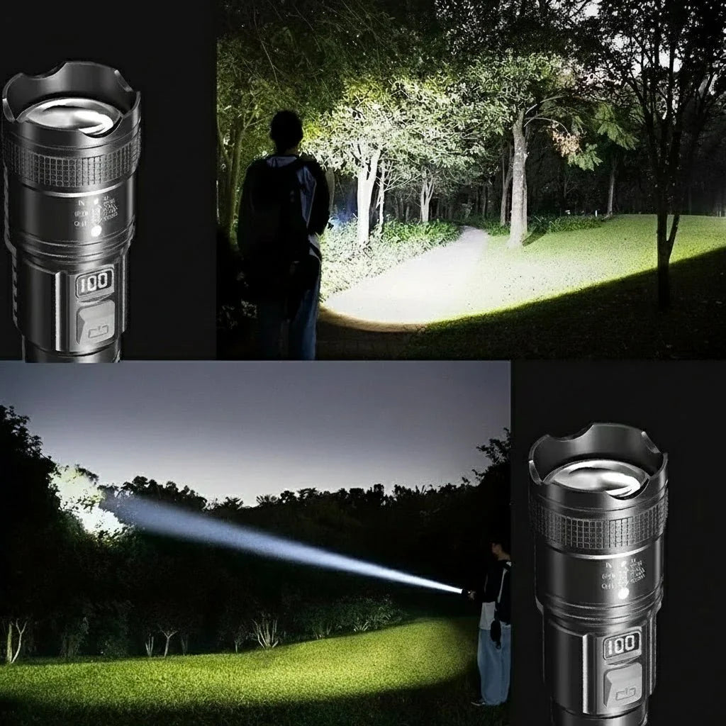 Flashlight Lantern USB-C Rechargeable IPX6 Water-Resistant