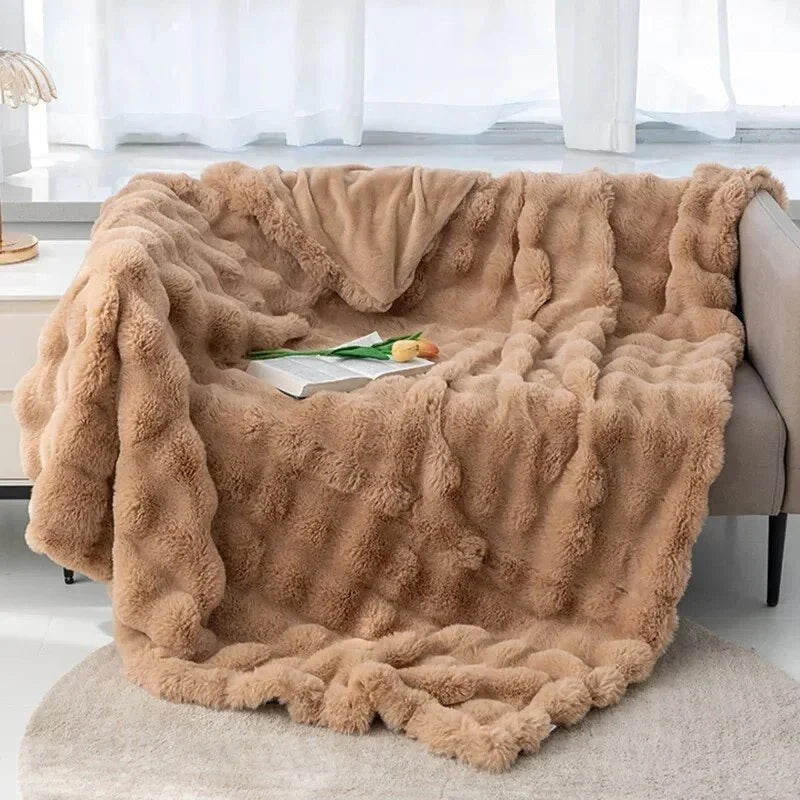 Fleece Blanket Plush Anti-Pilling Machine Washable