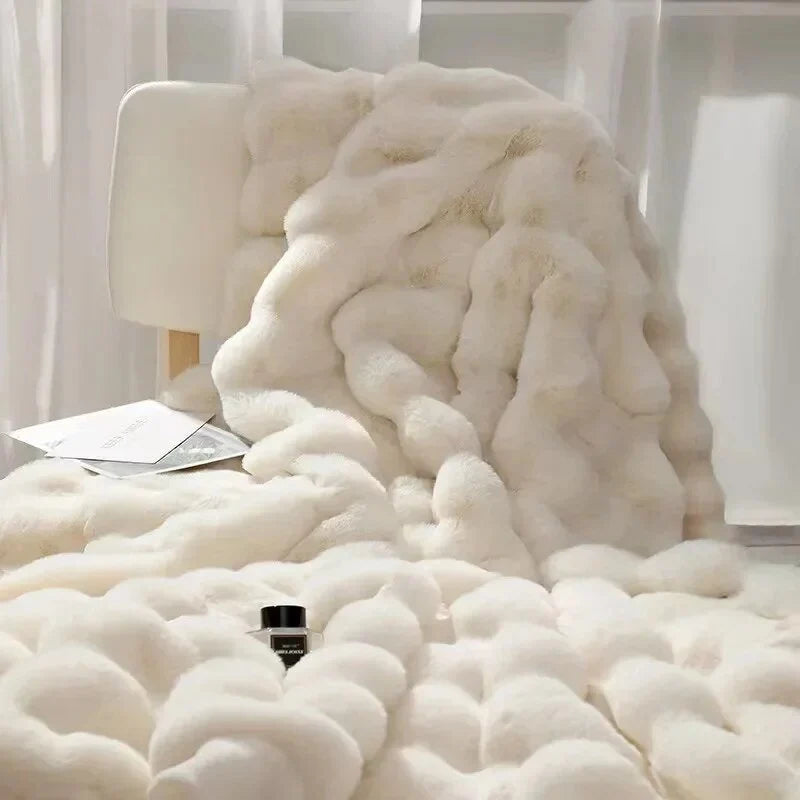 Fleece Blanket Plush Anti-Pilling Machine Washable