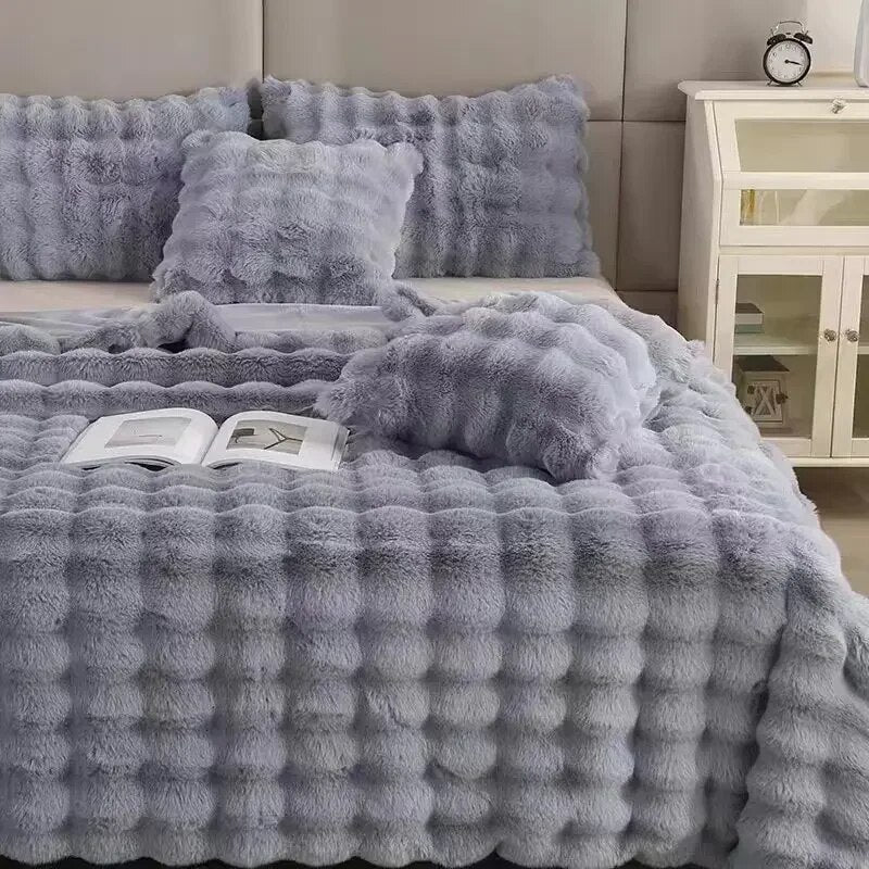 Fleece Blanket Plush Anti-Pilling Machine Washable