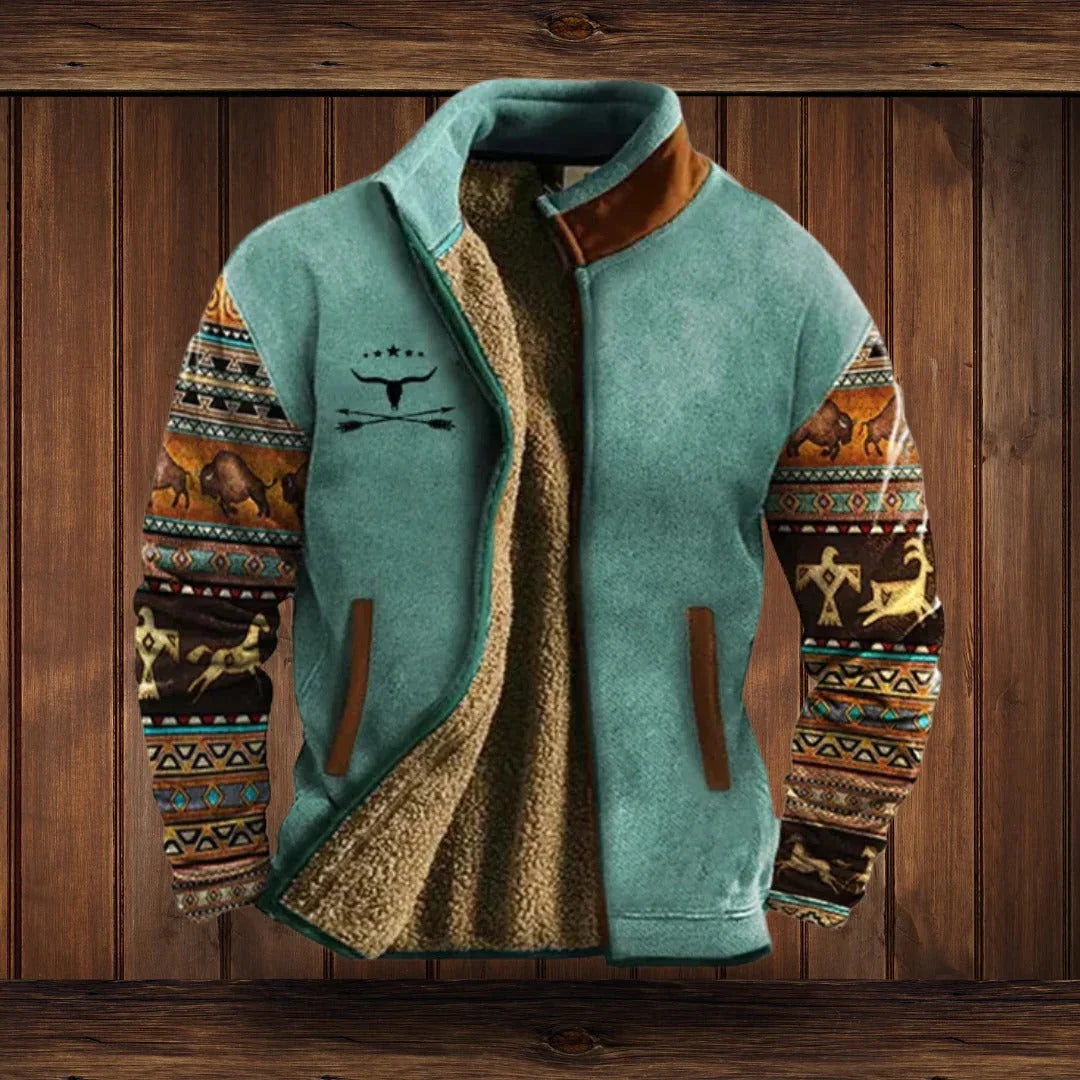 Fleece Jacket Full-Zip High Collar Side Pockets