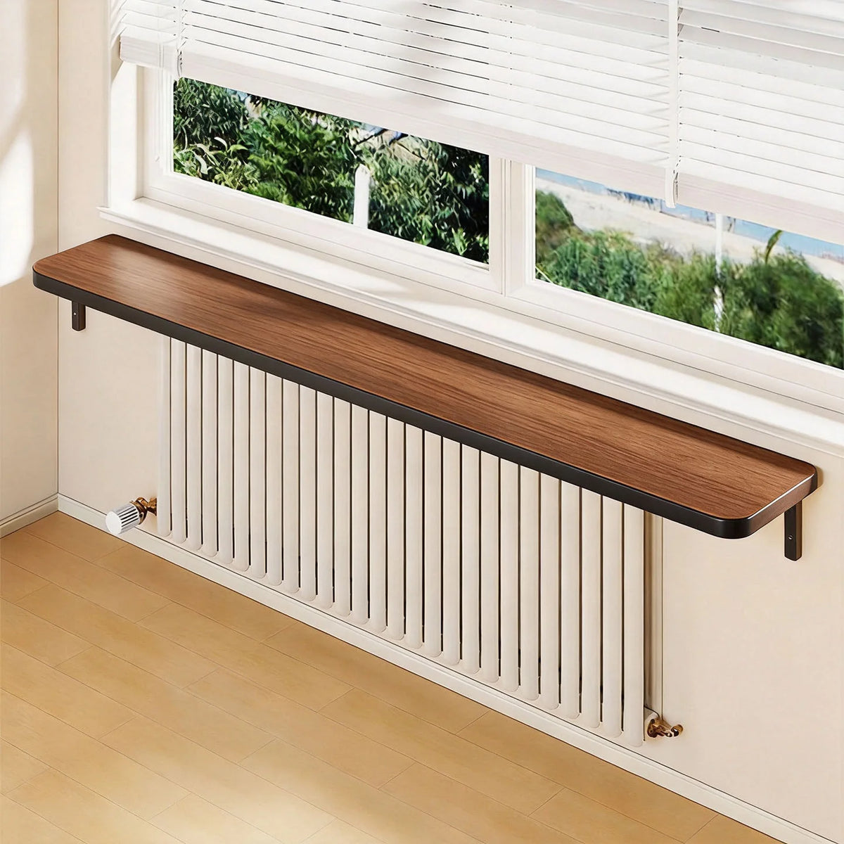 Floating Wall Shelf Slim Design Concealed Brackets