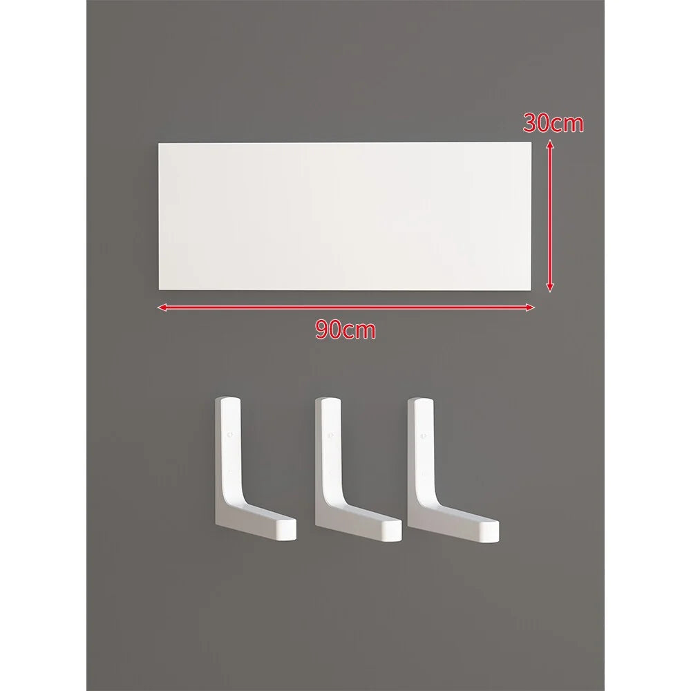 Floating Wall Shelf Slim Design Concealed Brackets