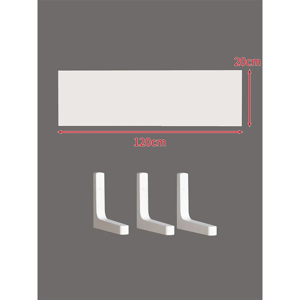Floating Wall Shelf Slim Design Concealed Brackets