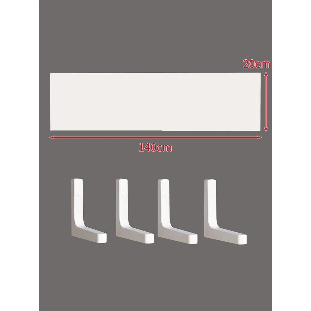Floating Wall Shelf Slim Design Concealed Brackets