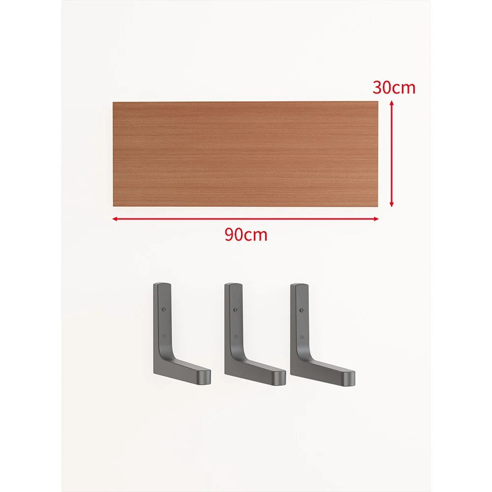 Floating Wall Shelf Slim Design Concealed Brackets