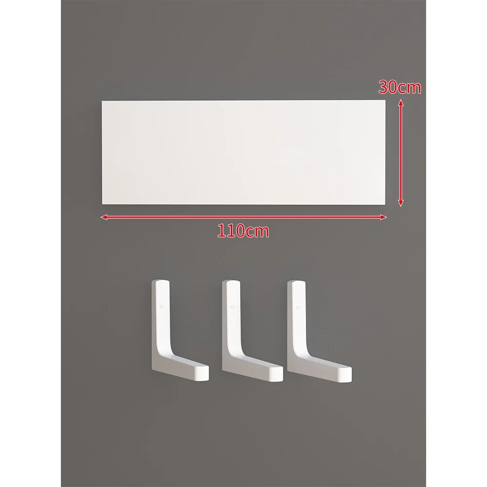 Floating Wall Shelf Slim Design Concealed Brackets