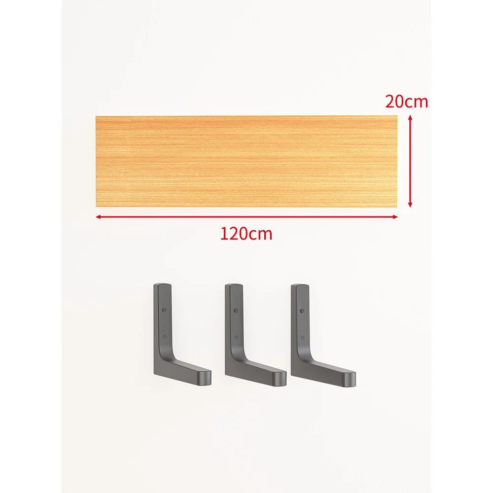 Floating Wall Shelf Slim Design Concealed Brackets