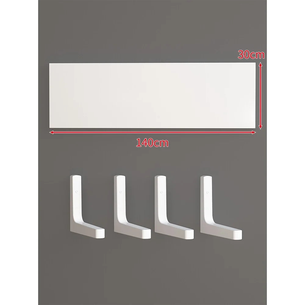 Floating Wall Shelf Slim Design Concealed Brackets
