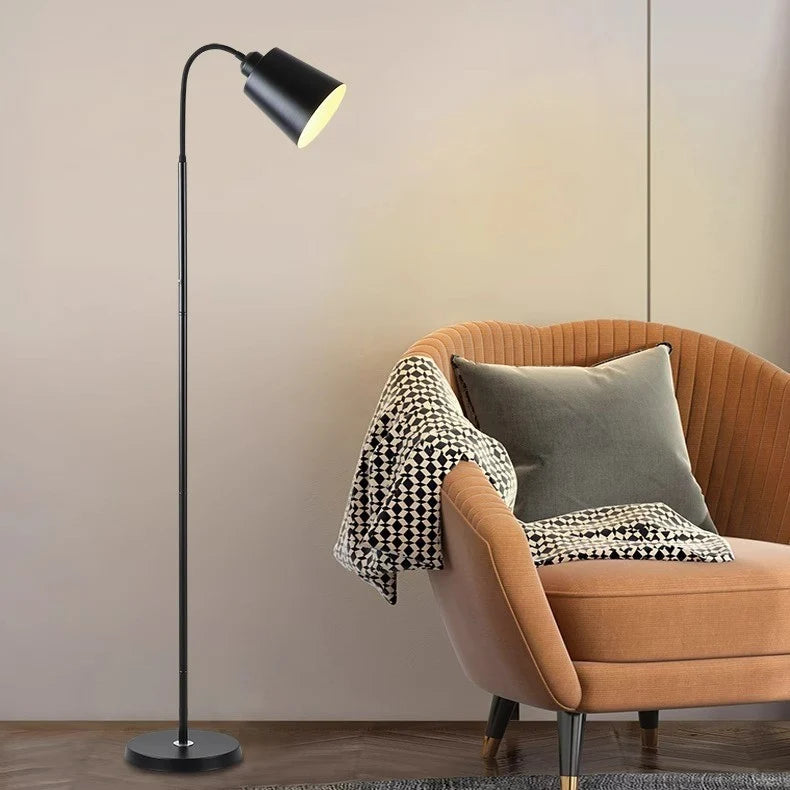 Floor Lamp Adjustable Height Flexible Arm LED Lighting