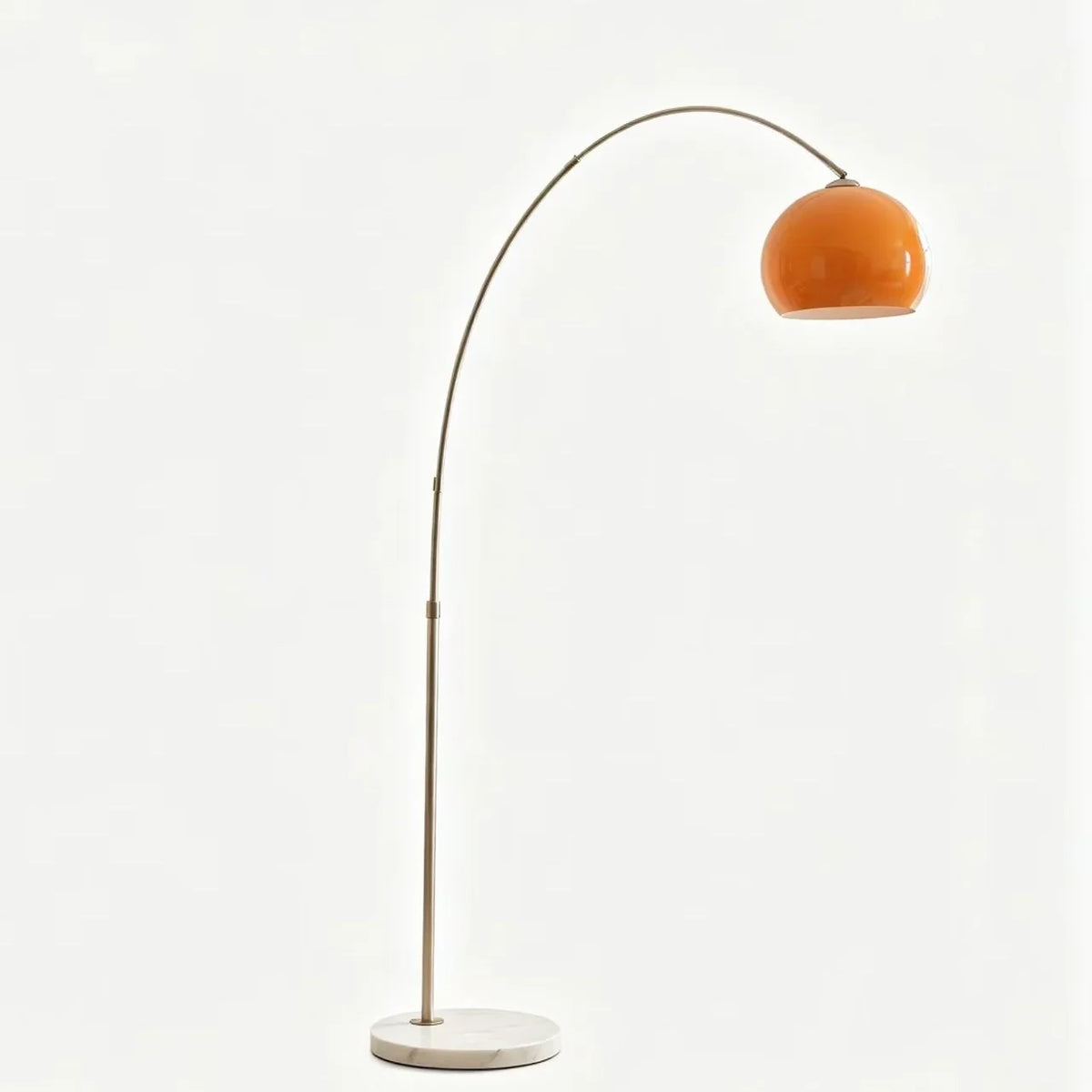 Floor Lamp Curved Arc Adjustable Height Warm Ambient Light