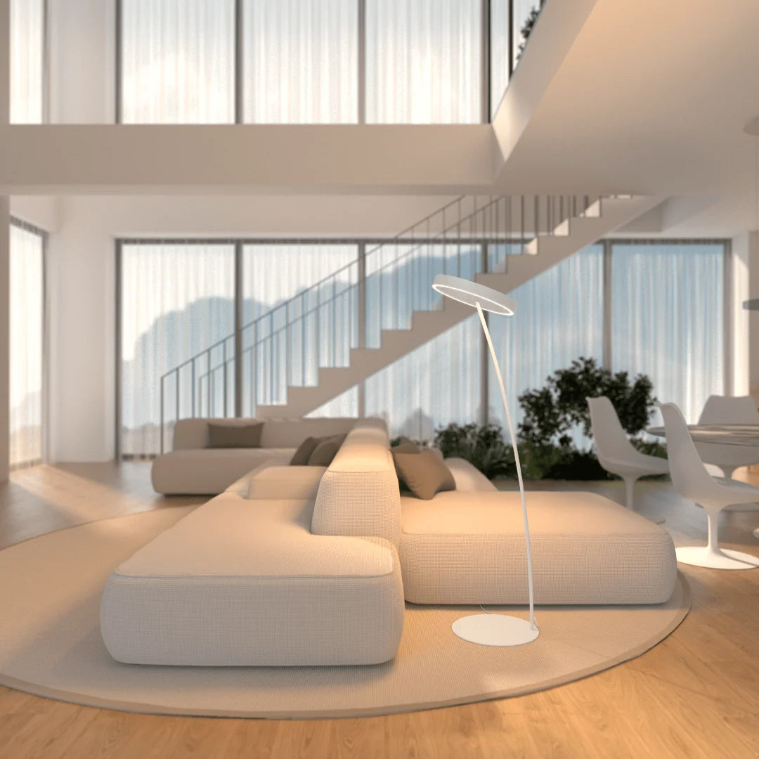 Floor Lamp Remote Control Adjustable Color Temperature
