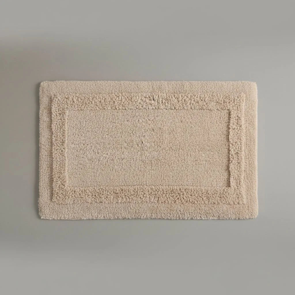 Floor Mat Plush Microfiber Non-Slip Backing Machine Washable