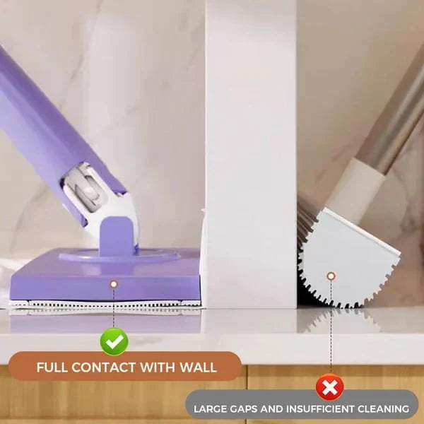 Floor Mop Hands-Free Cloth Switching 360 Degree Swivel