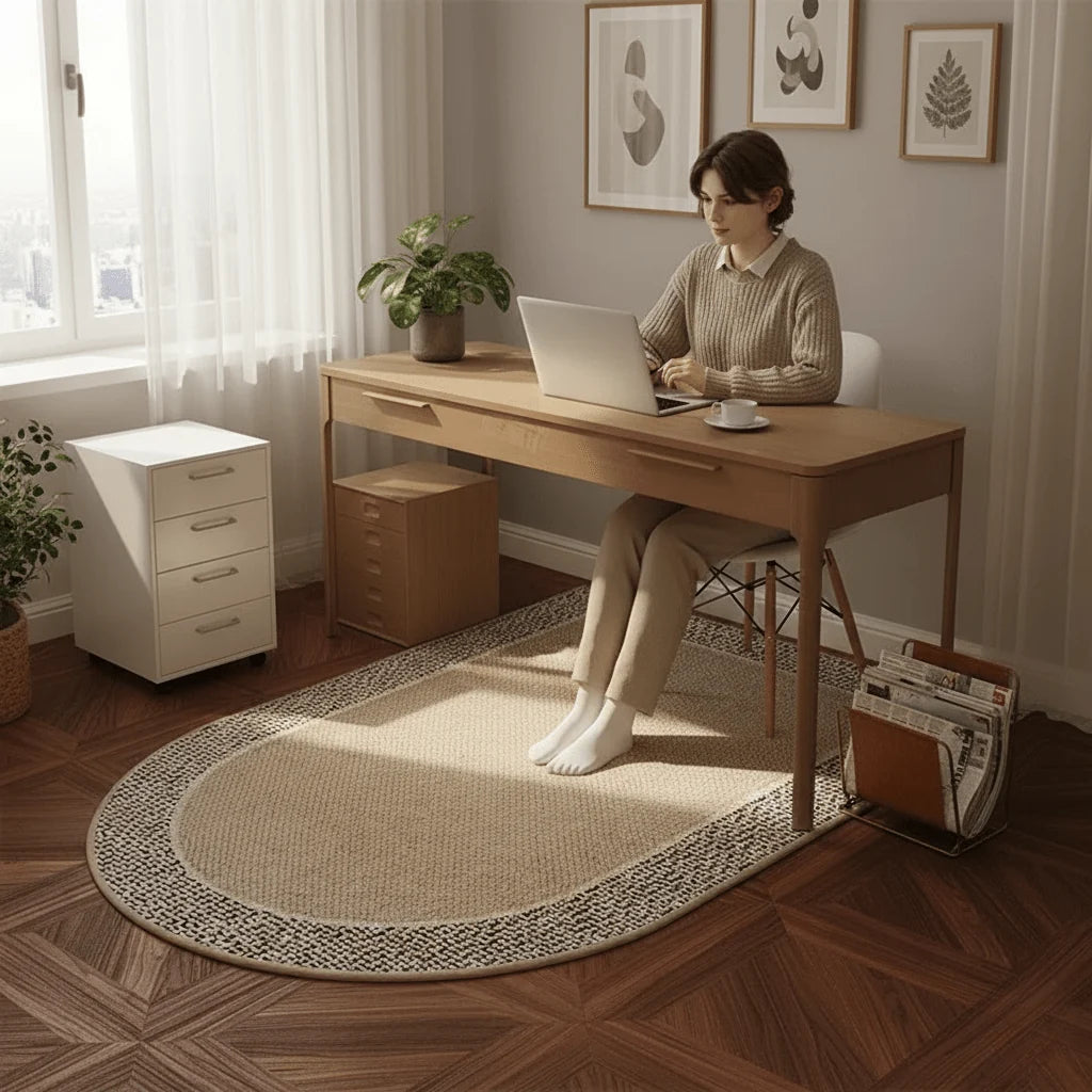 Floor Protection Mat Transparent PVC Non-Slip Scratch-Resistant