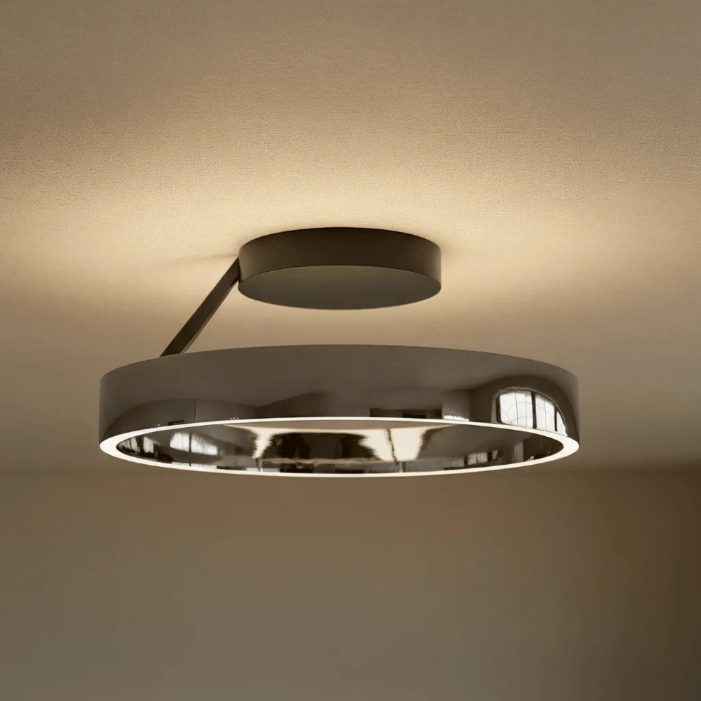 Flush Ceiling Light Integrated LED & Warm Light