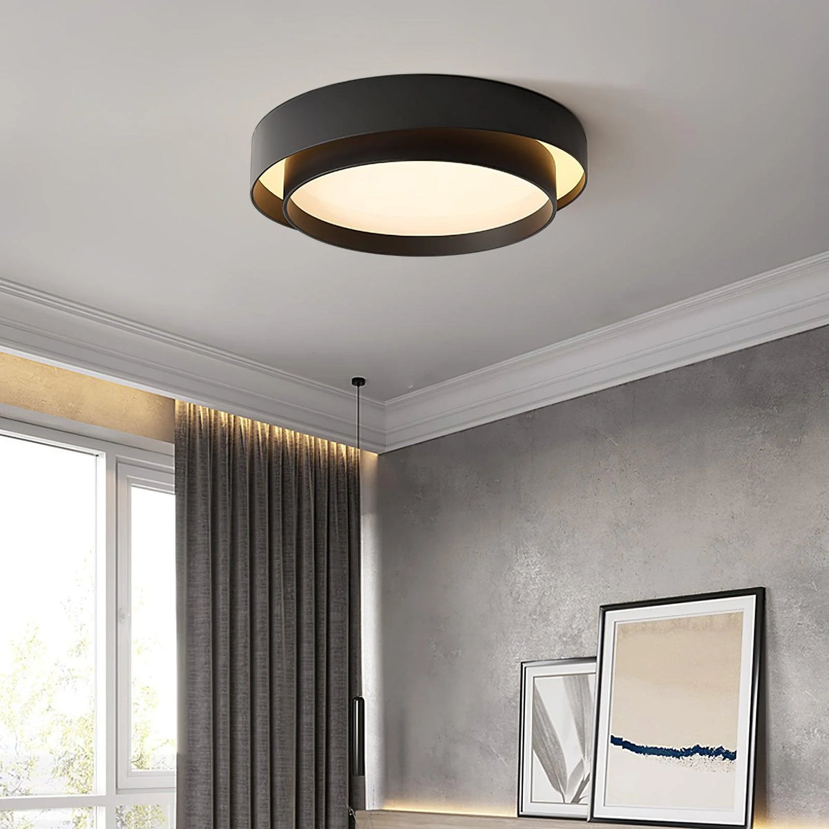 Flush Ceiling Light Slim Disc Integrated LED