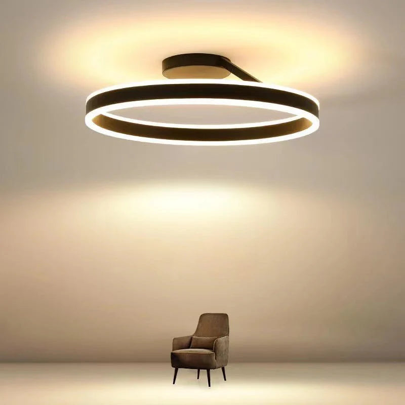 Flush Mount Ceiling Light Dimmable LED With Remote Control