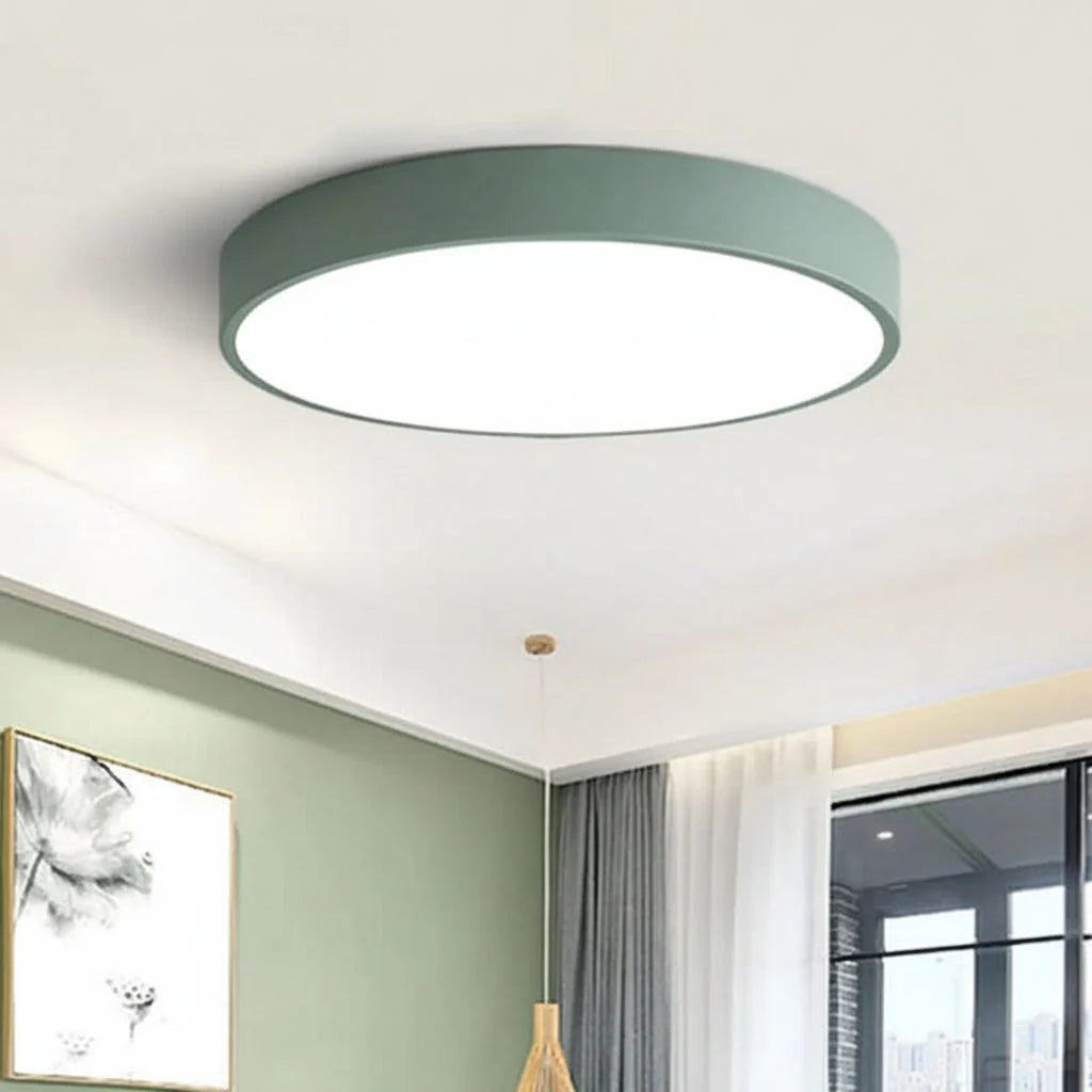 Flush Mount Ceiling Light Integrated LED Acrylic Diffuser
