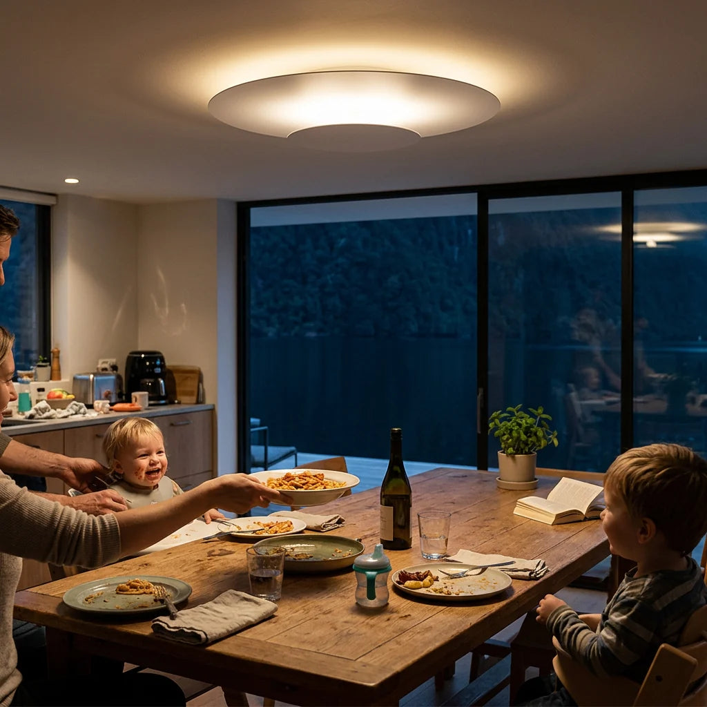 Flush Mount Ceiling Light Integrated LED Slim Profile