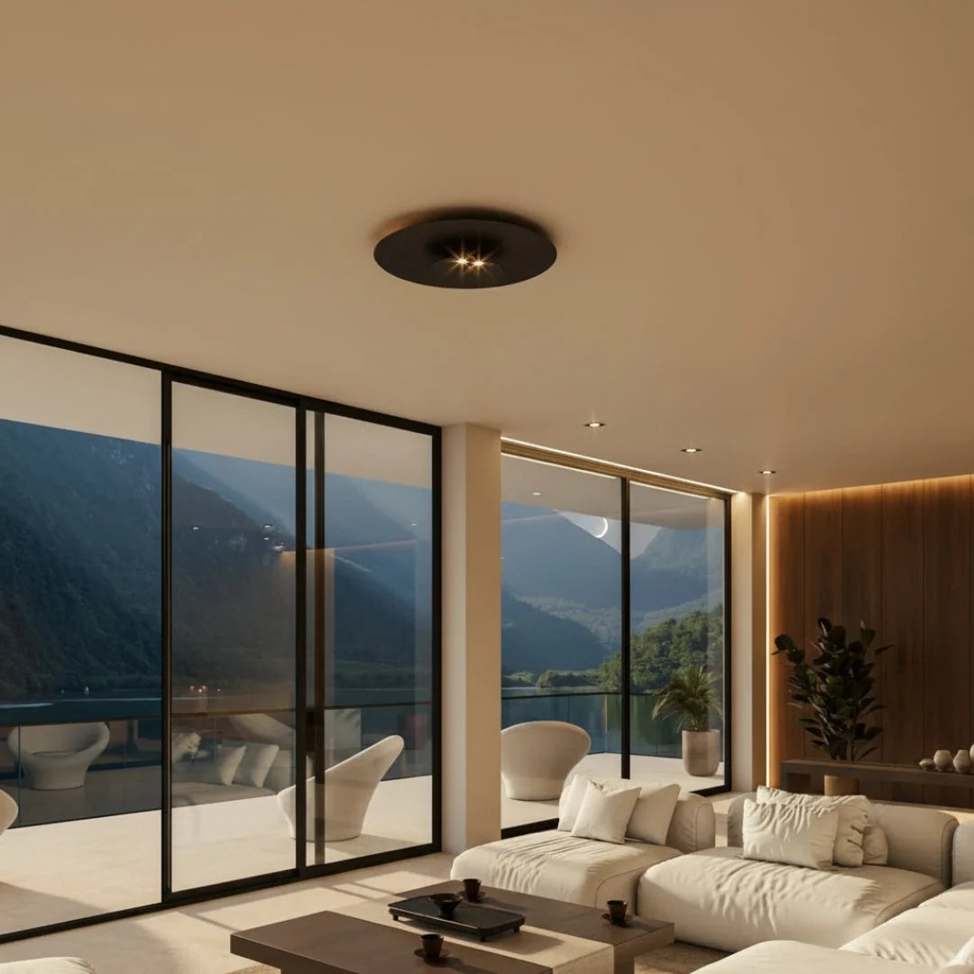 Flush Mount Ceiling Light Integrated LED Wide Diffuser