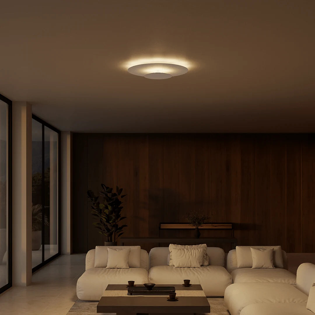 Flush Mount Ceiling Light Integrated LED Wide Diffuser