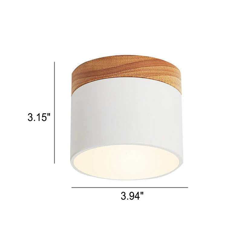 Flush-Mount Ceiling Light Low-Profile Integrated LED 3 Color Temps