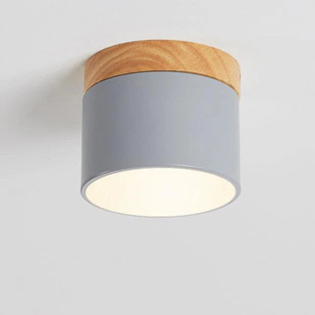 Flush-Mount Ceiling Light Low-Profile Integrated LED 3 Color Temps