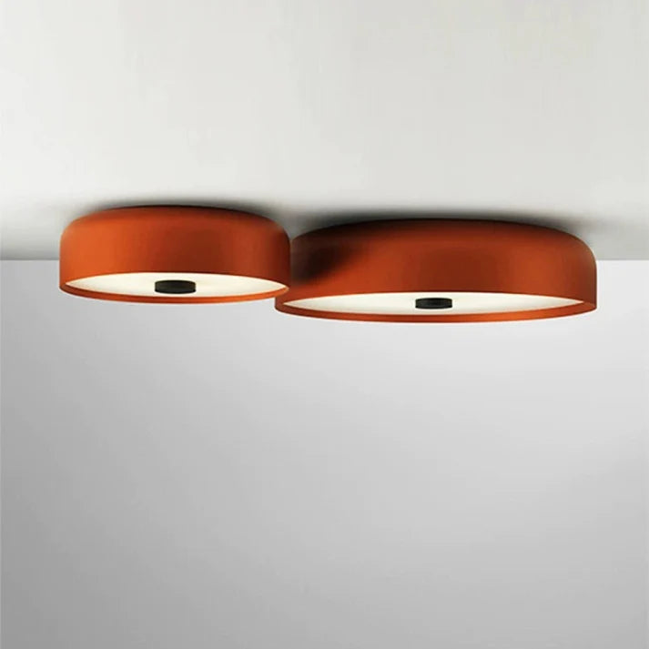Flush Mount Ceiling Light Mid-Century Integrated LED 3-Color Switch