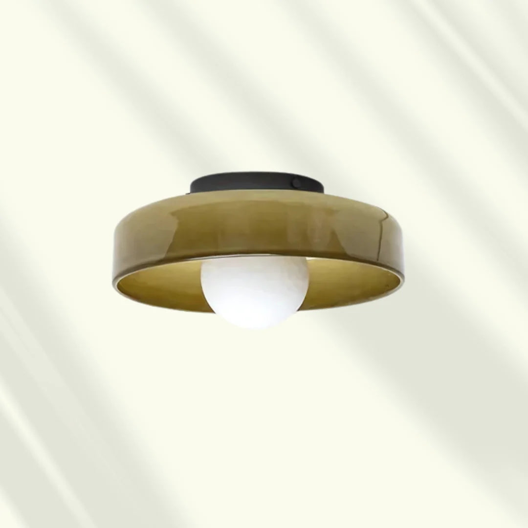 Flush Mount Ceiling Light Slim Warm LED Six Finishes