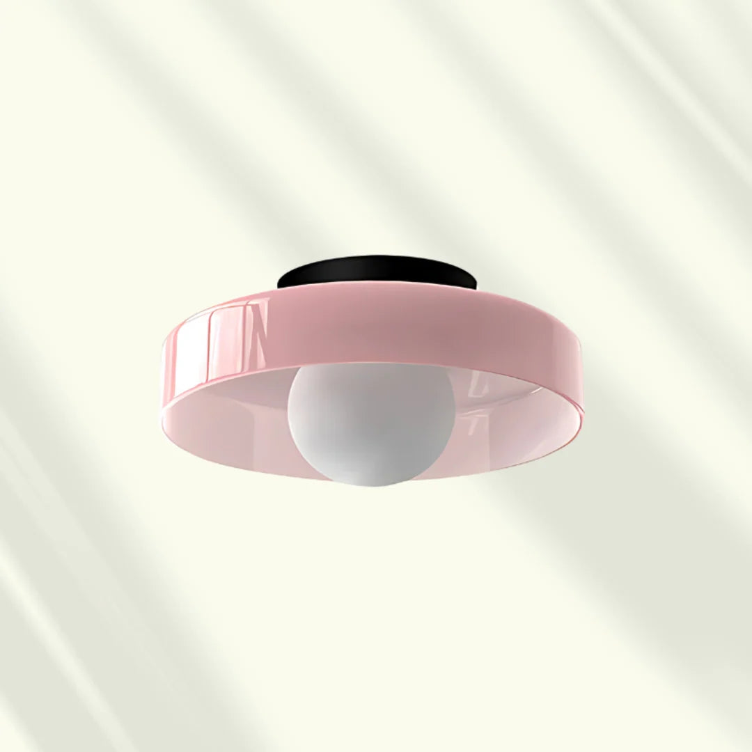 Flush Mount Ceiling Light Slim Warm LED Six Finishes