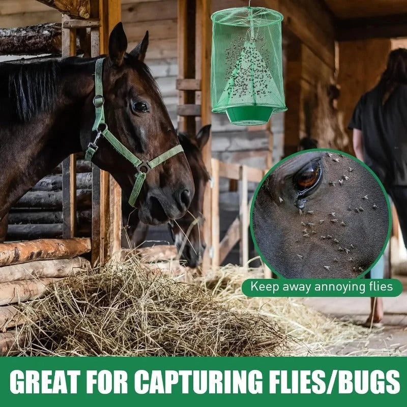 Fly Trap Foldable Reusable Bait-Compatible