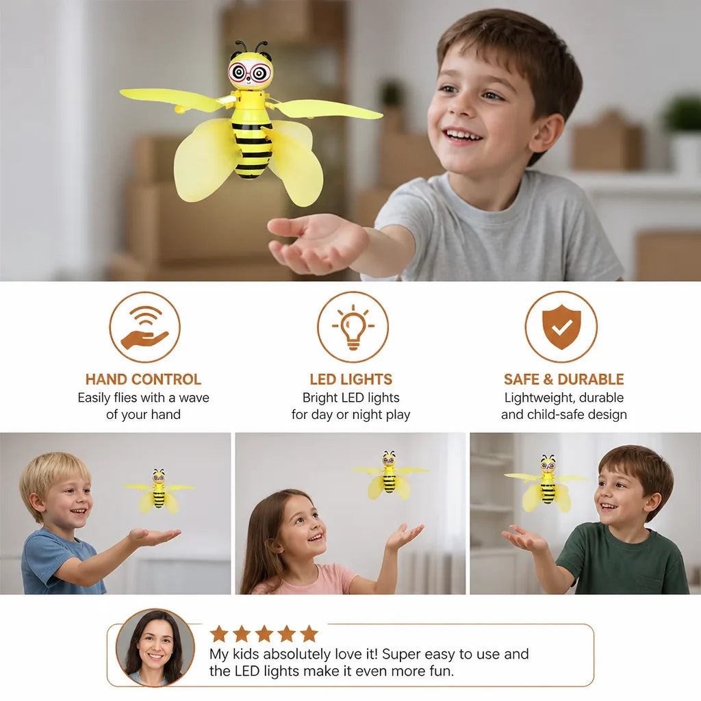 Flying Bee Toy Motion Sensor LED Lights