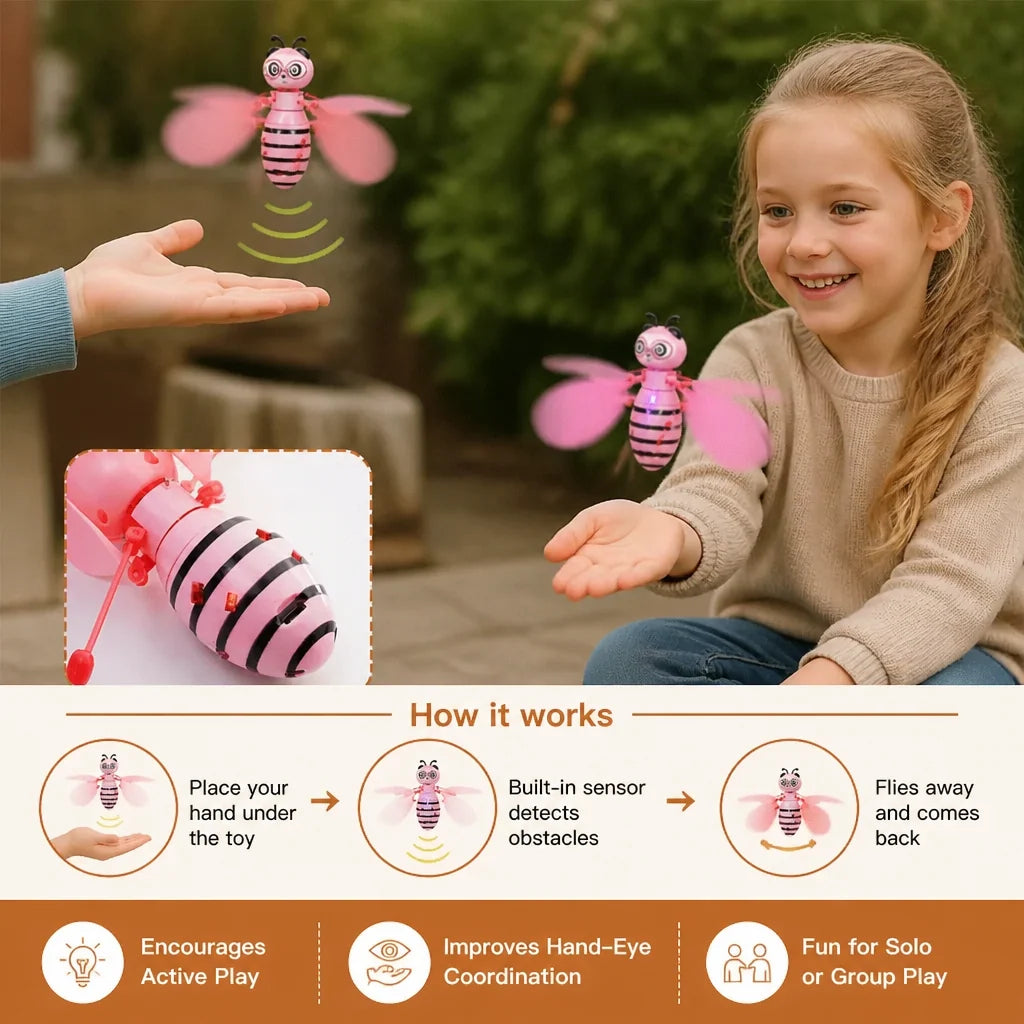 Flying Bee Toy Motion Sensor LED Lights