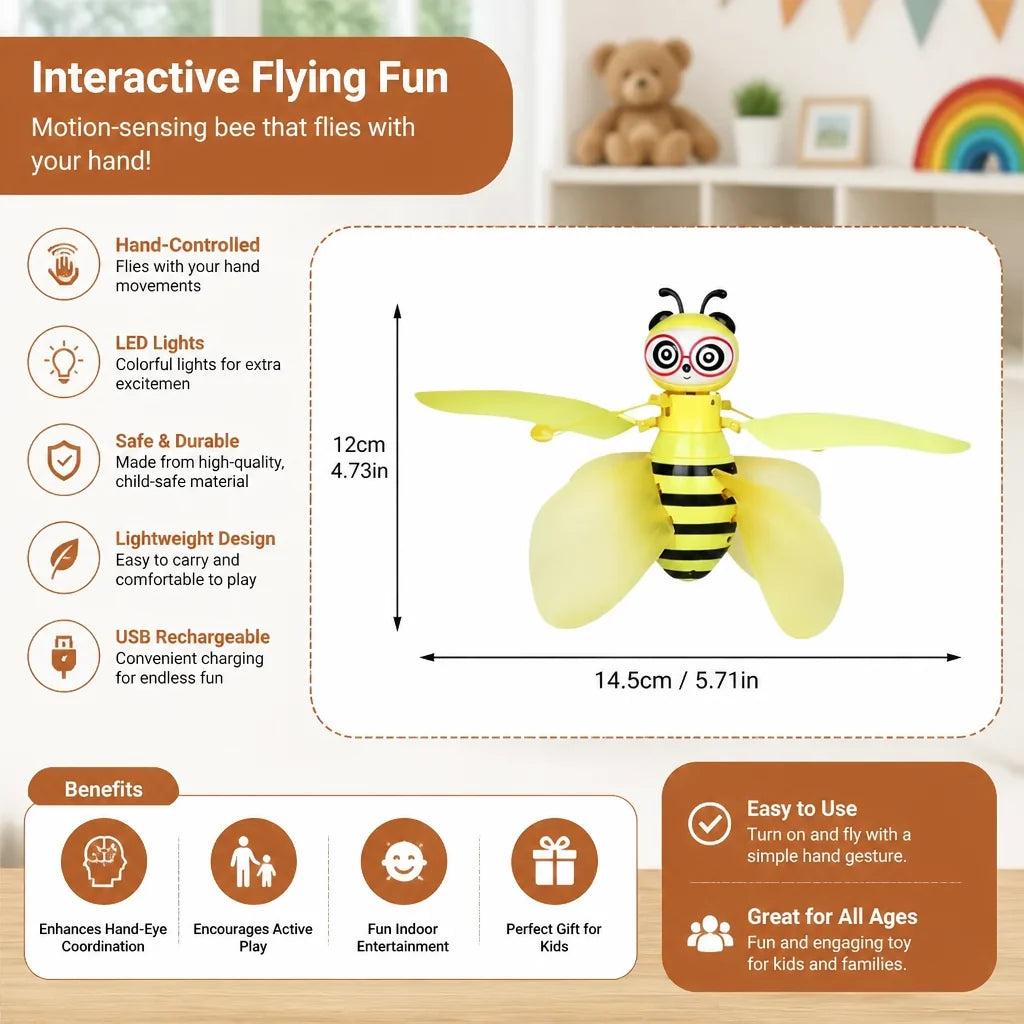 Flying Bee Toy Motion Sensor LED Lights