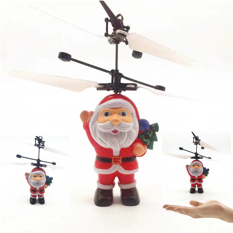 Flying Santa Decoration Rotating Rotor No Batteries