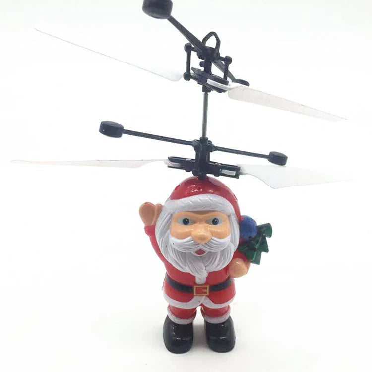 Flying Santa Decoration Rotating Rotor No Batteries