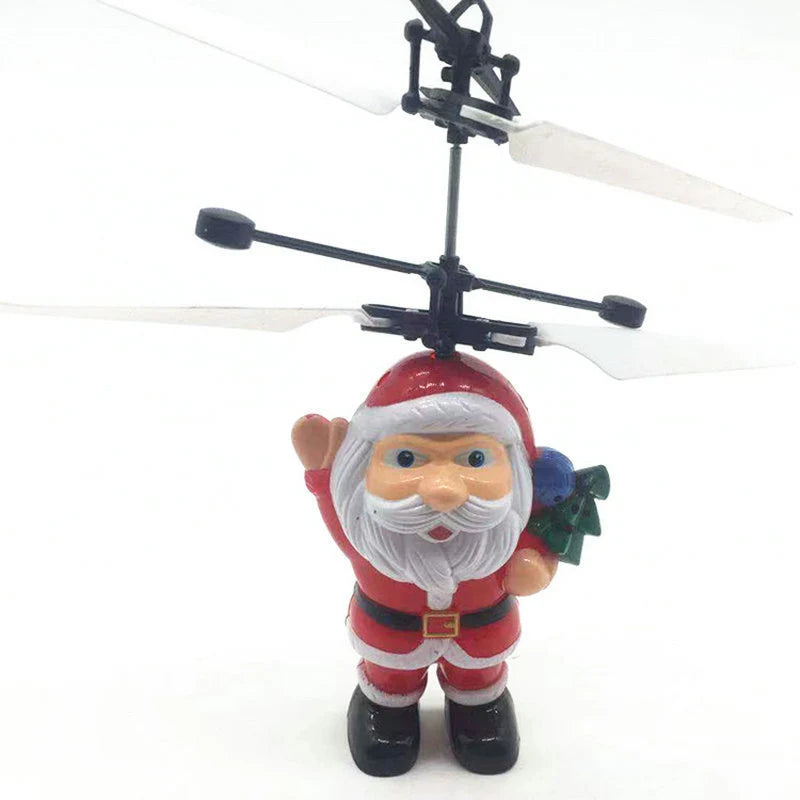 Flying Santa Decoration Rotating Rotor No Batteries