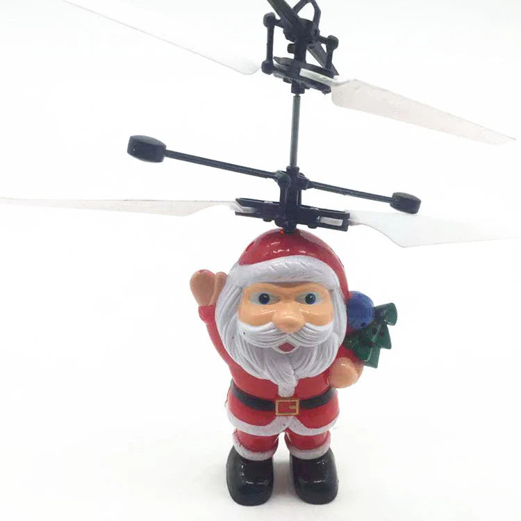 Flying Santa Decoration Rotating Rotor No Batteries
