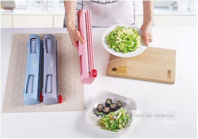 Foil & Cling Film Dispenser Magnetic Two-Way Cutter